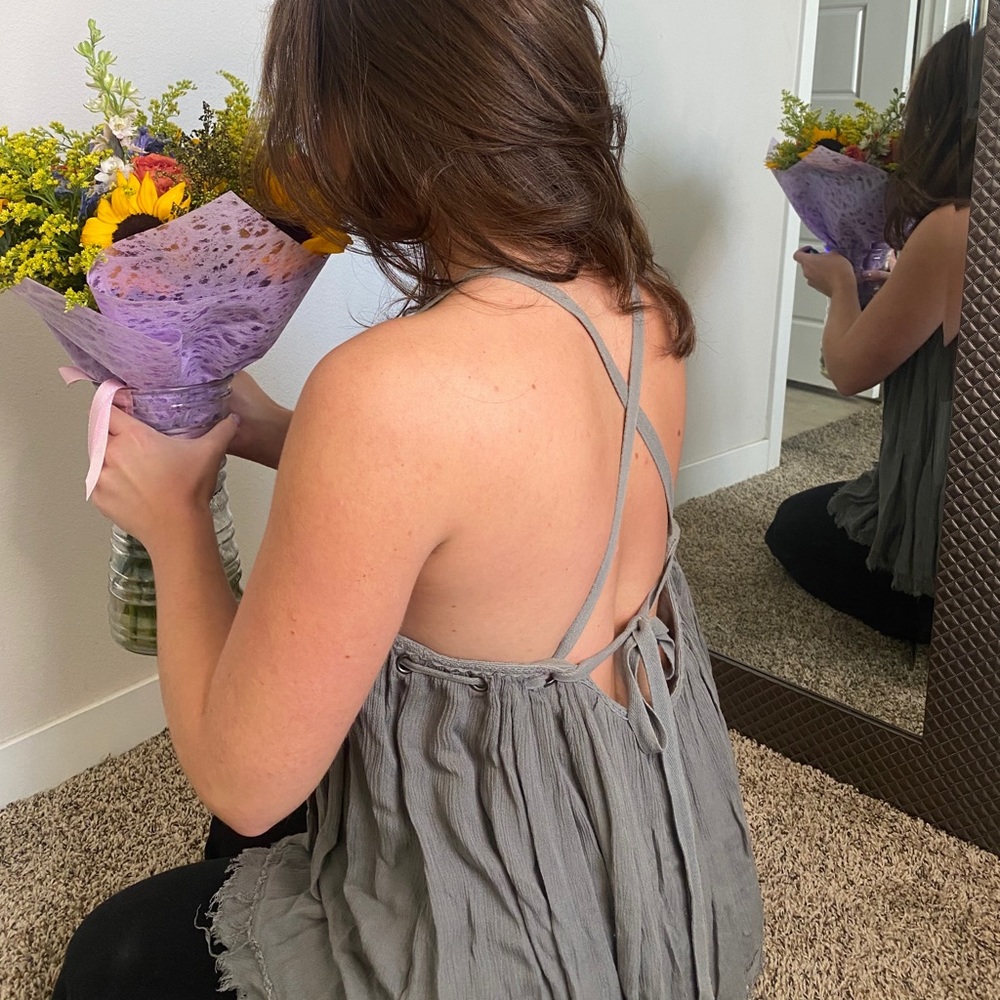 Backless Free People top